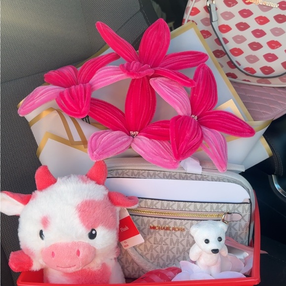 Michael Kors Valentine’s Day Purse gift basket🧸💌 - Picture 2 of 6